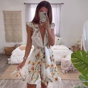 Floral Flutter Dress